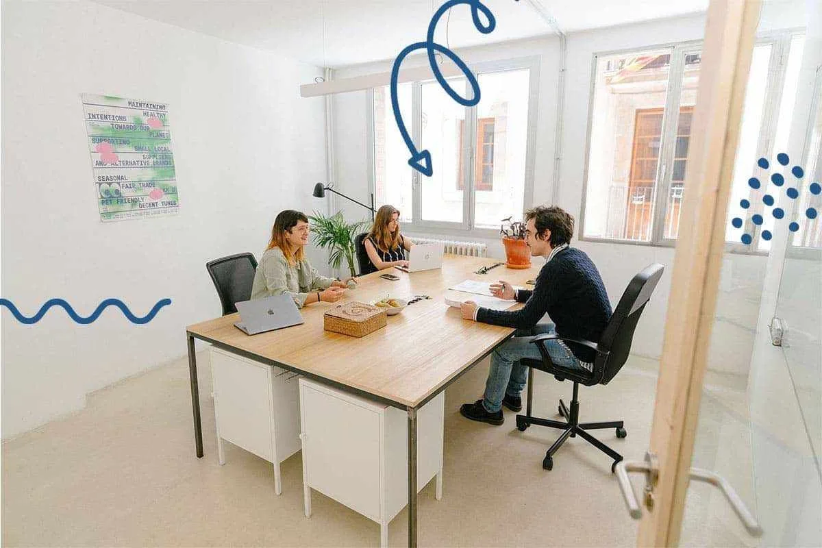 Mob Caterina, Despacho privado con 4 puestos, Barcelona