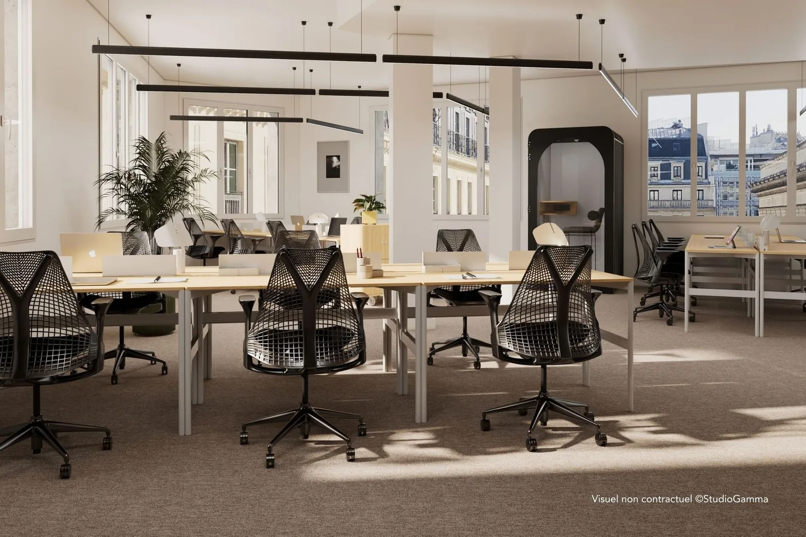 Morning Feydeau, Open space, Paris 2e