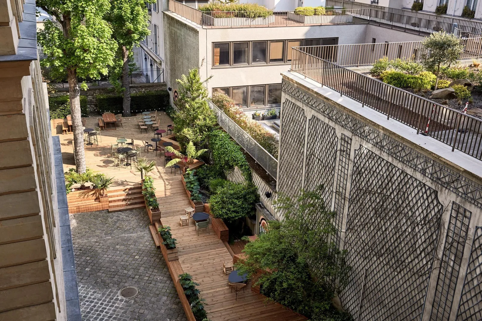 Morning Penthièvre, Terrace and outdoor space, Paris 8e