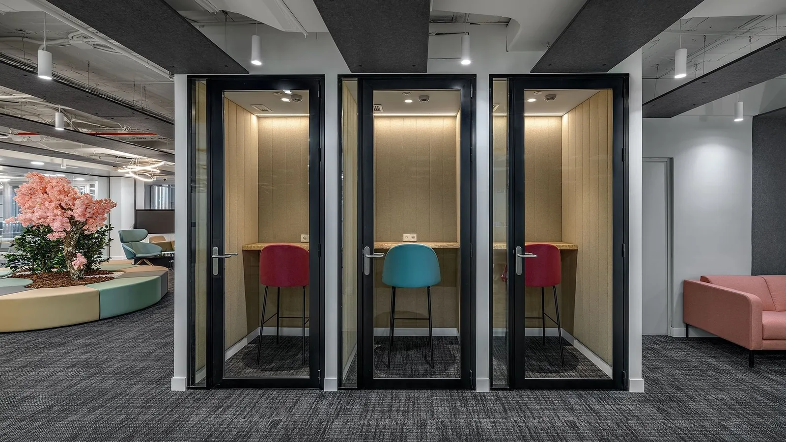 Networkia Business Center Castellana, Cabine acoustique, Madrid