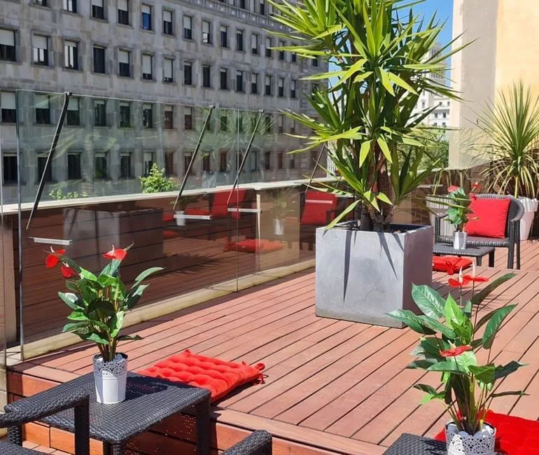 Networkia Business Center Portal Del Angel, Terrasse et espace extérieur, Barcelone