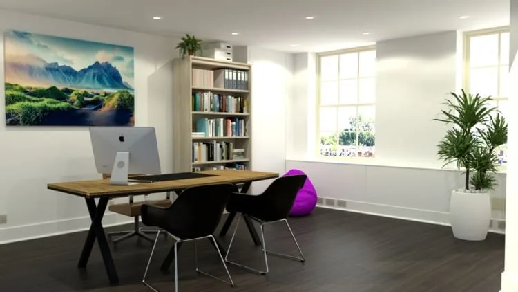 New King's House, Private office, 1 desk, Putney