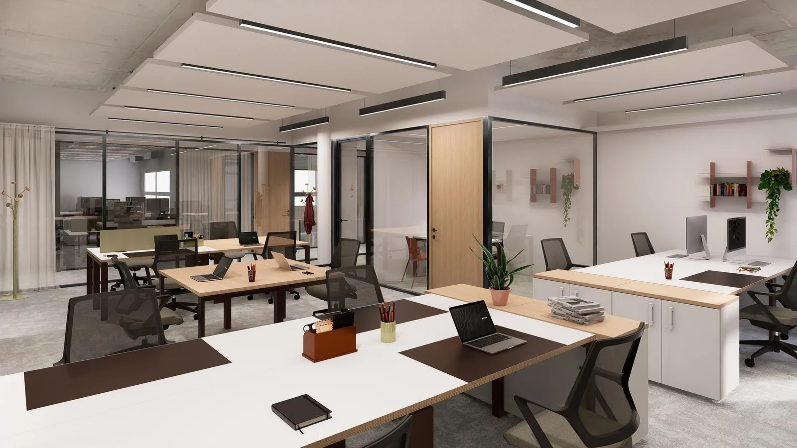 Newton Offices Clichy, Großraumbüro, Clichy