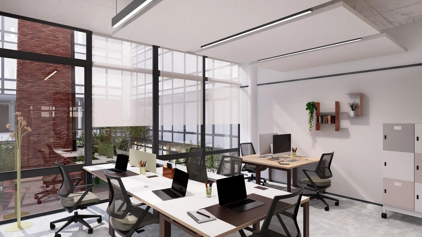 Newton Offices Clichy, Großraumbüro, Clichy