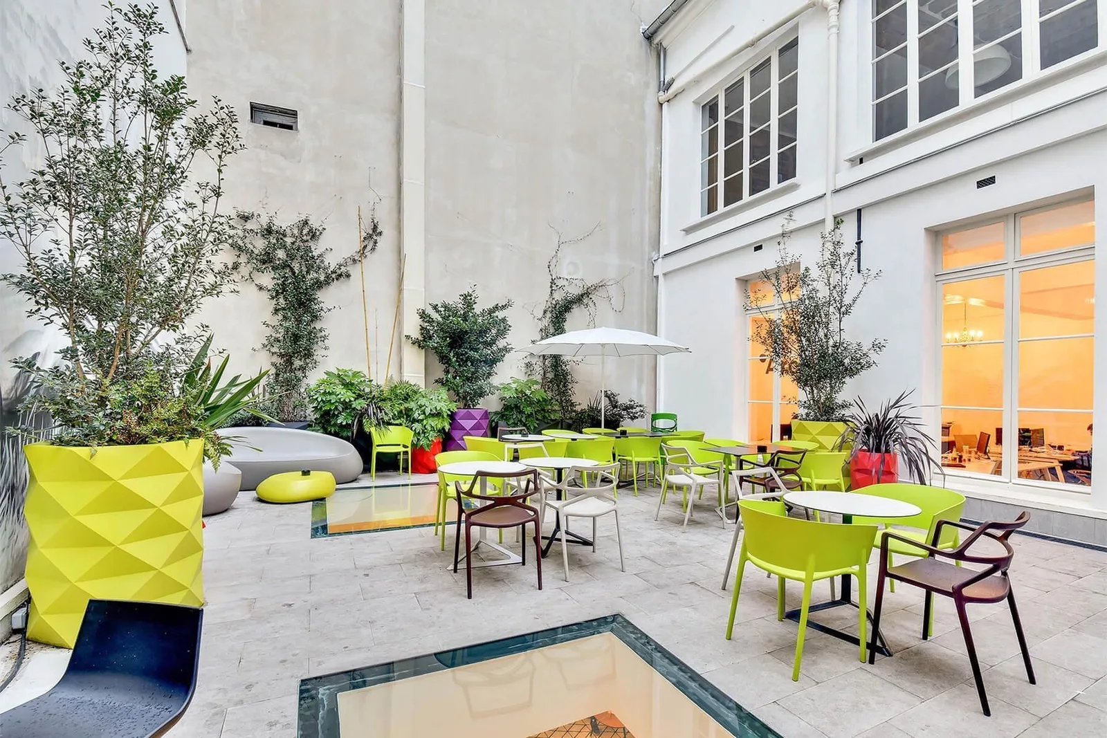 Les Nouveaux Bureaux Chapon, Terrace and outdoor space, Paris 3e