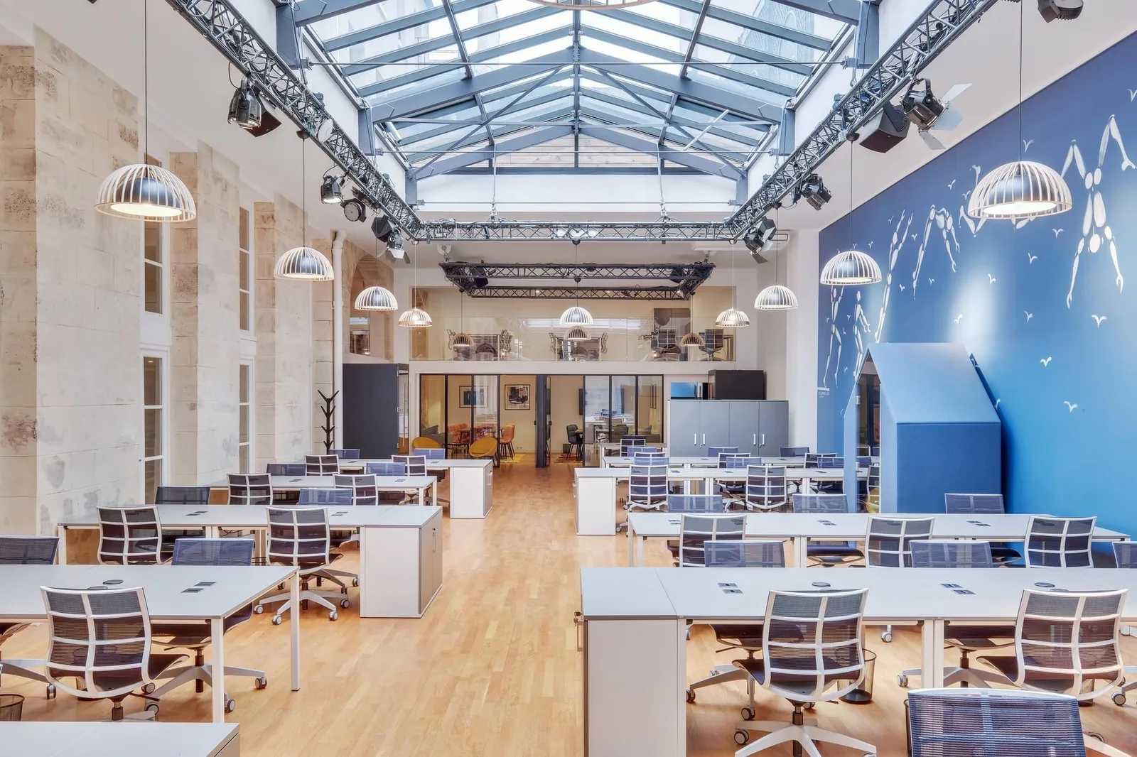 Les Nouveaux Bureaux Charlot, Open-plan office, Paris 3e