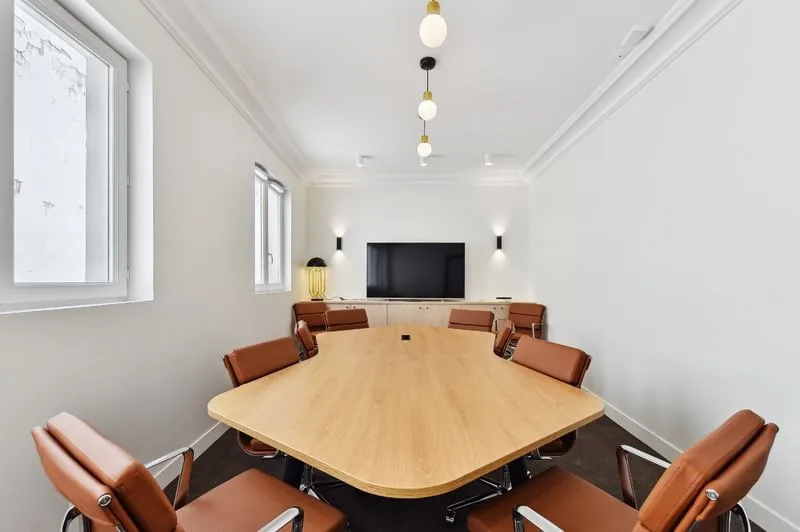 Les Nouveaux Bureaux Percier, Meeting room for 10 people, Paris 8e