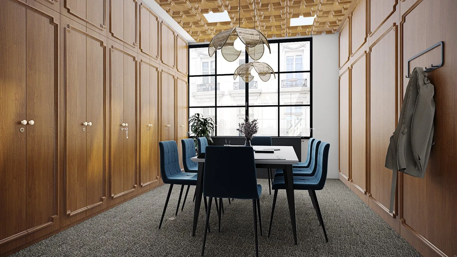 Les Nouveaux Bureaux Richelieu, Salle de réunion 8 personnes, Paris 2e