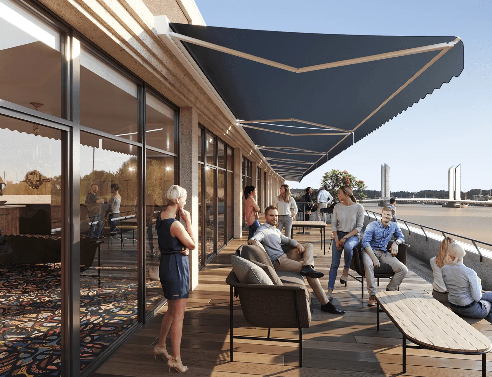 Now Coworking Bordeaux, Terrasse und Außenbereich, Bordeaux