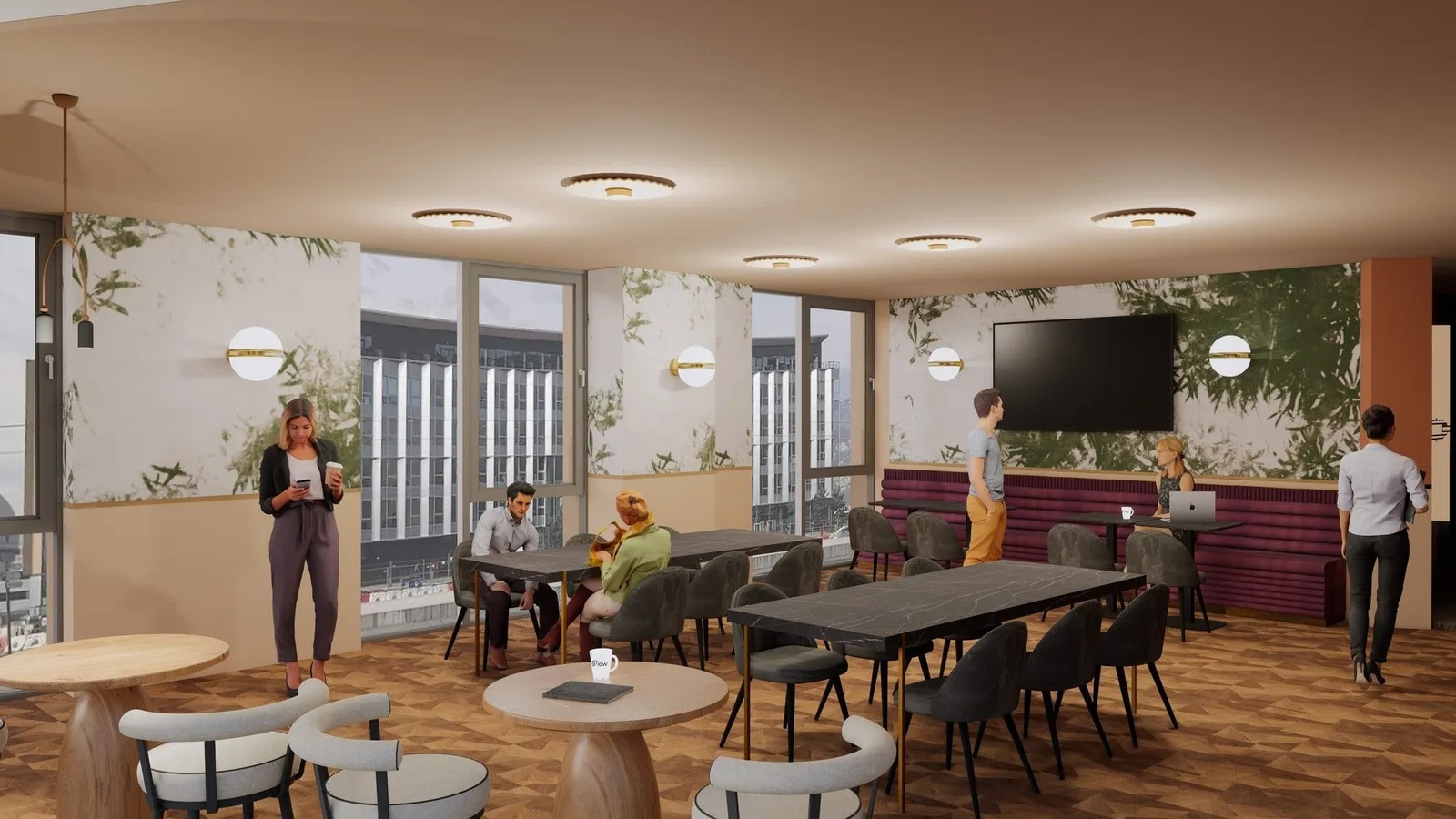 Now Coworking Grenoble, Cafétéria, Grenoble