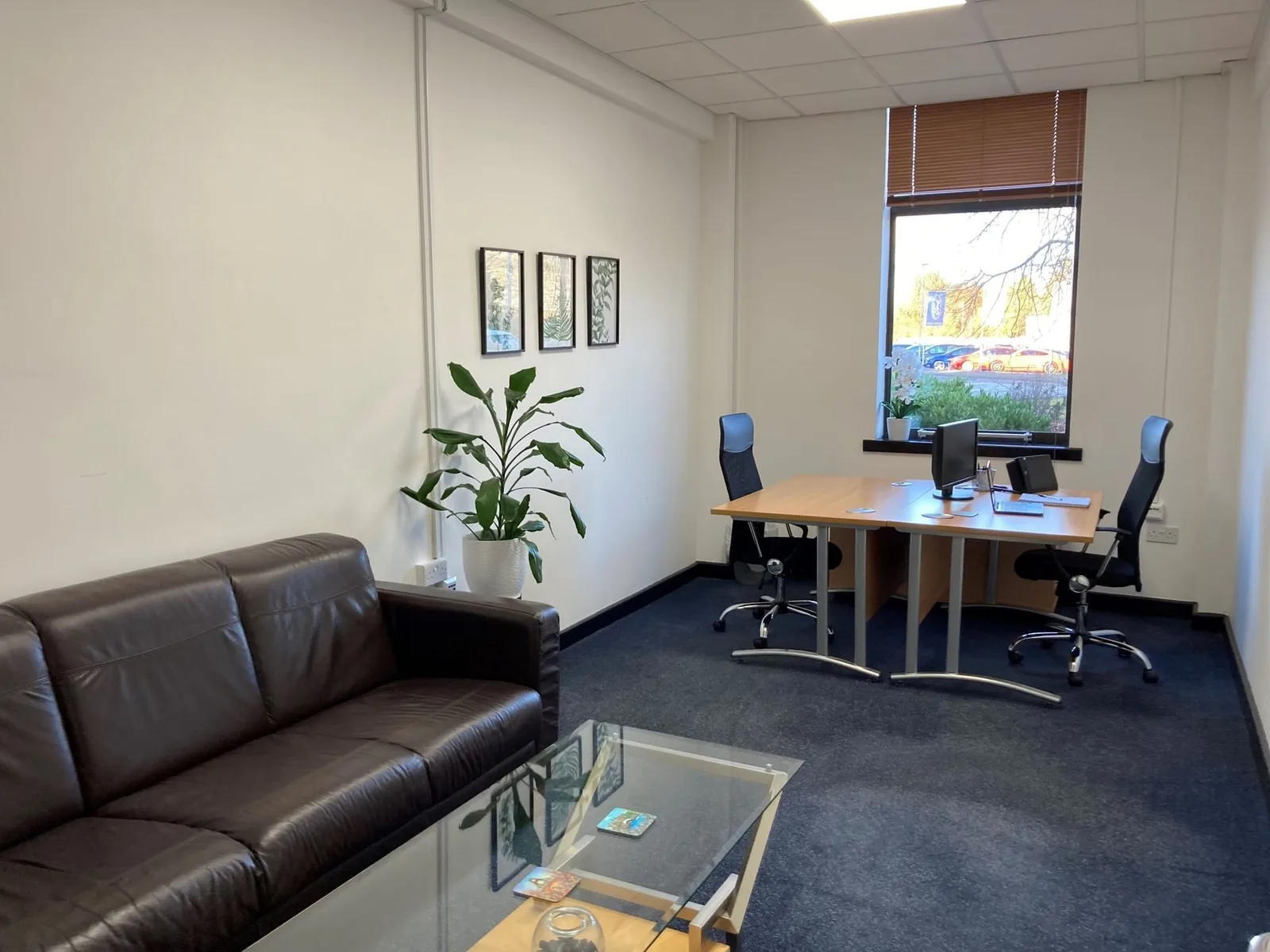 Obsidian Offices, Private office, 2 desks, Chester