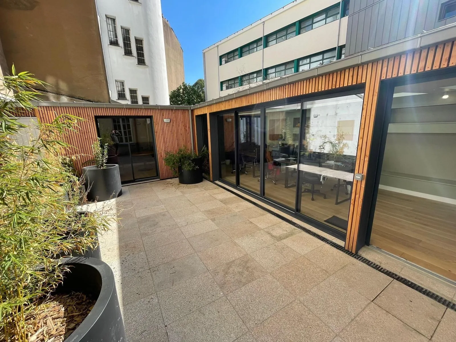 Odelta La Rotonde, Terrace and outdoor space, Nantes