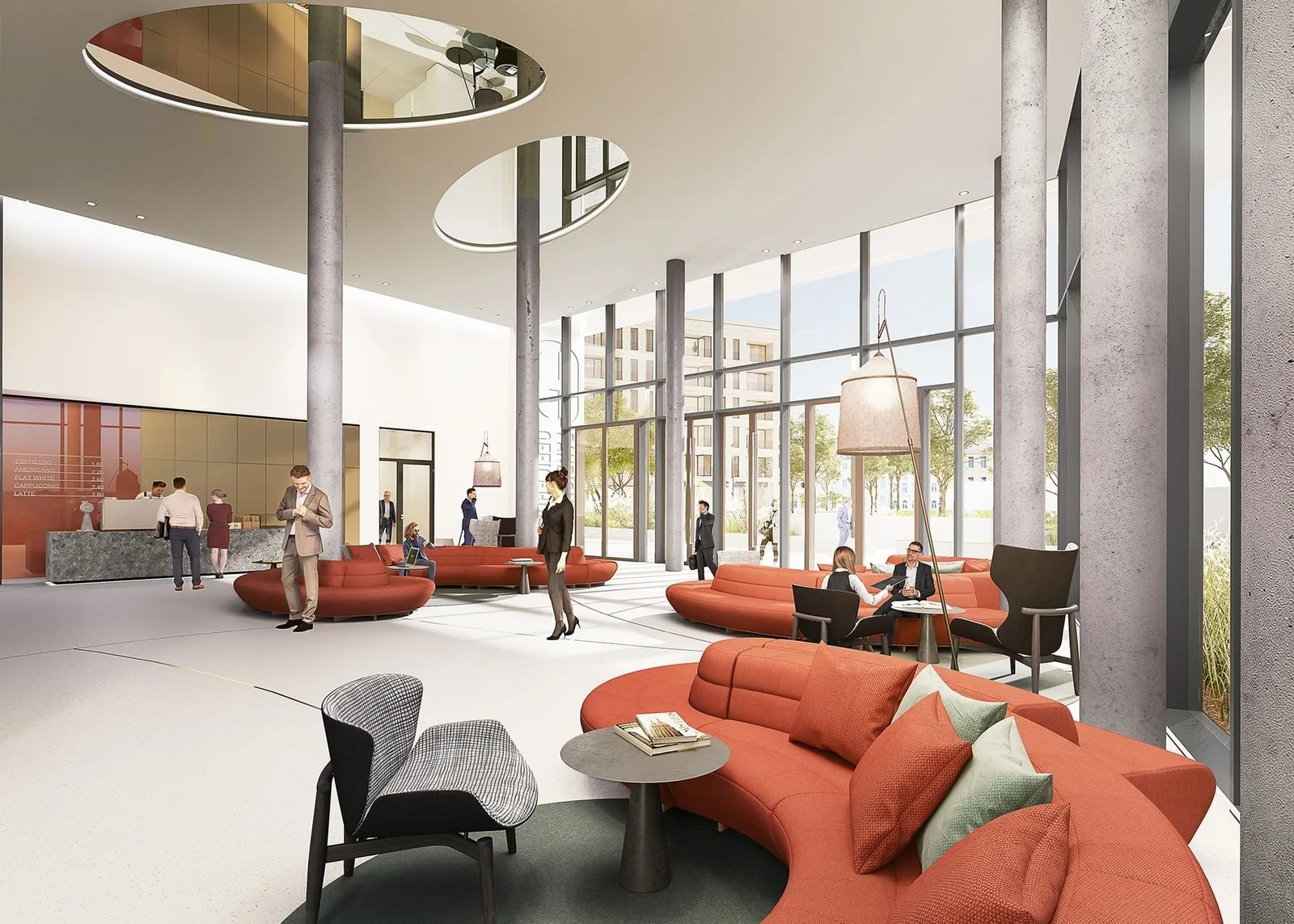 Office Home Rise, Reception, Düsseldorf