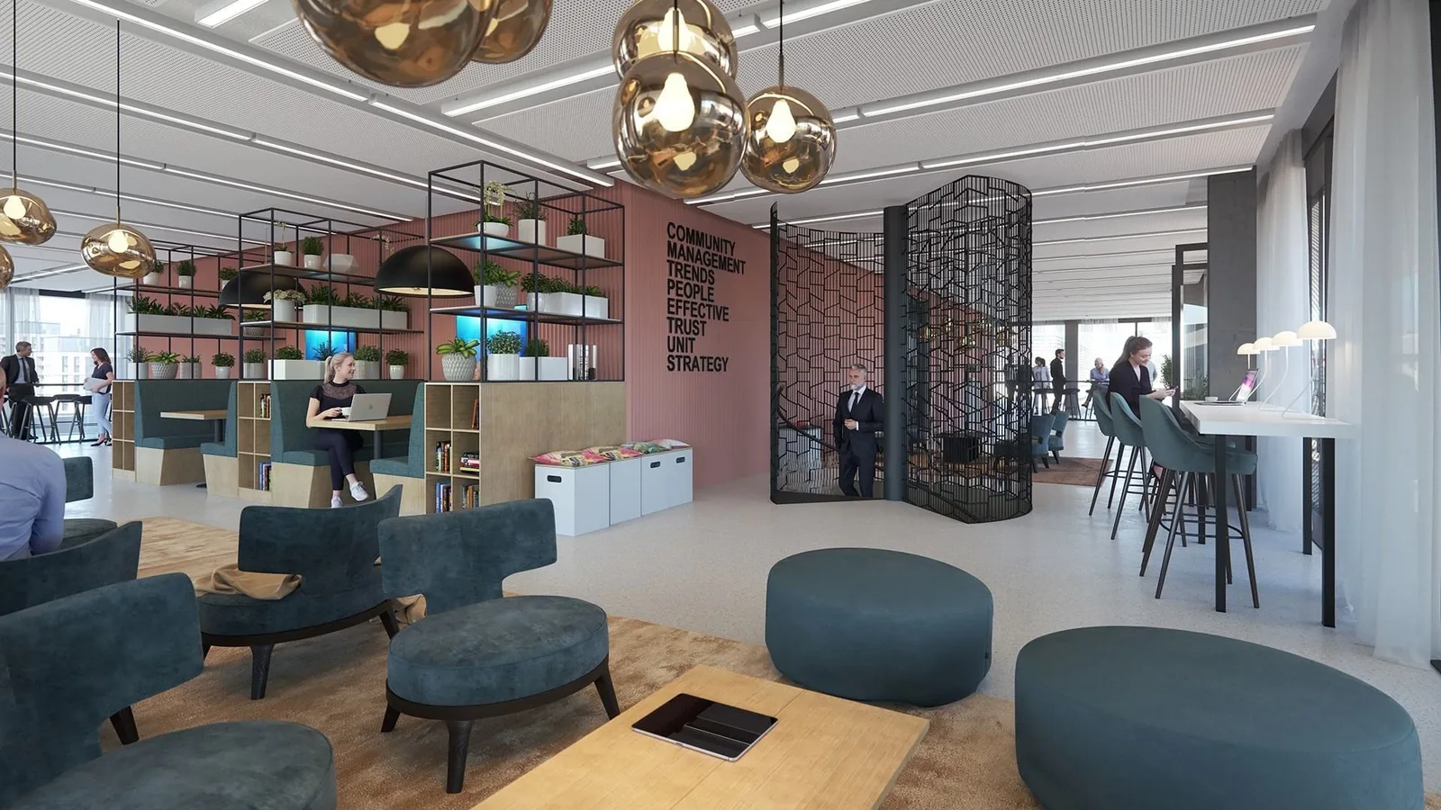 Office Home Rise, Coworking space, Düsseldorf