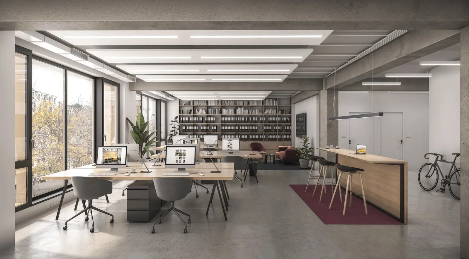 OfficeCampus Bodensee, Open-plan office, Stockach