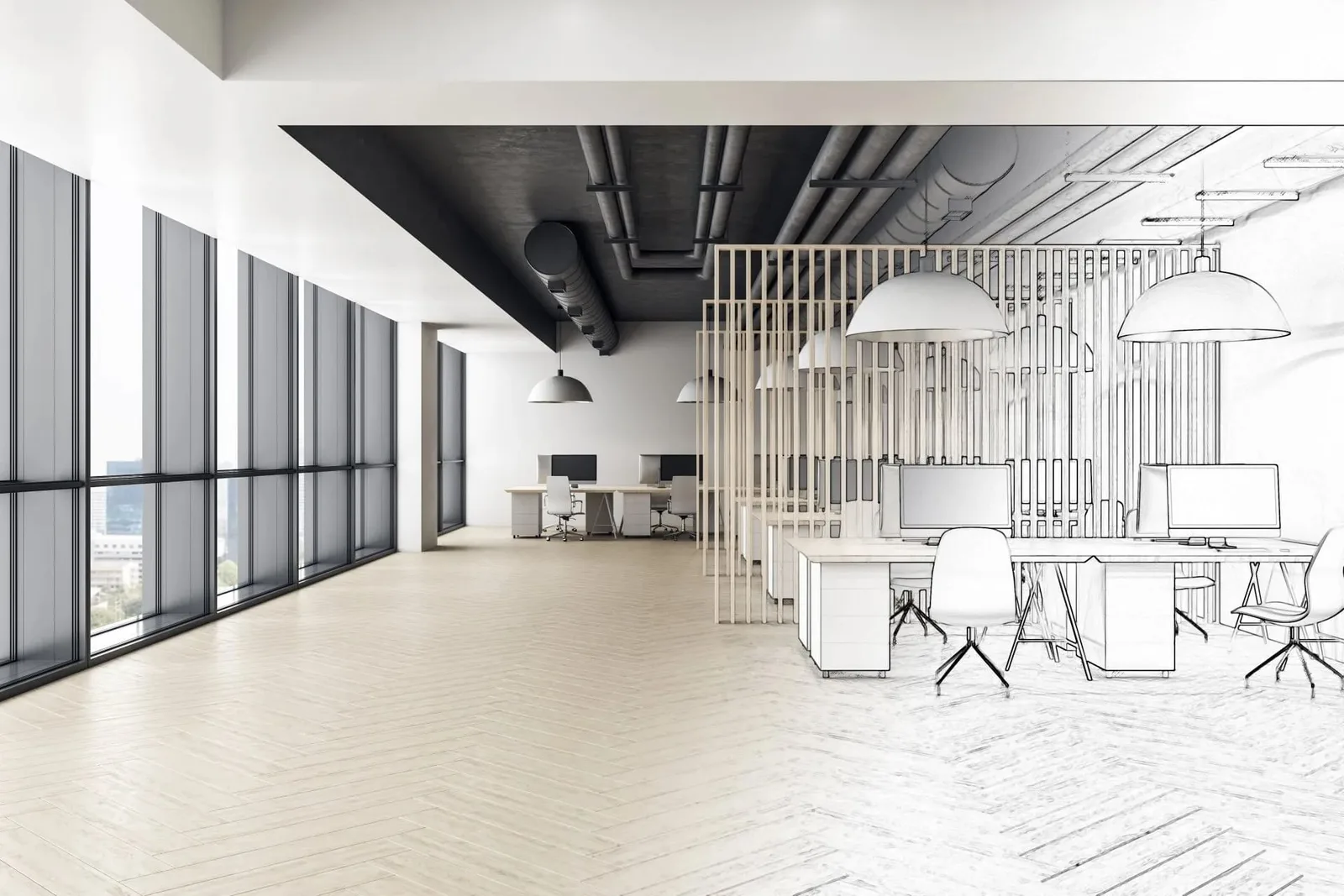 OfficeCampus Bodensee, Open-plan office, Stockach