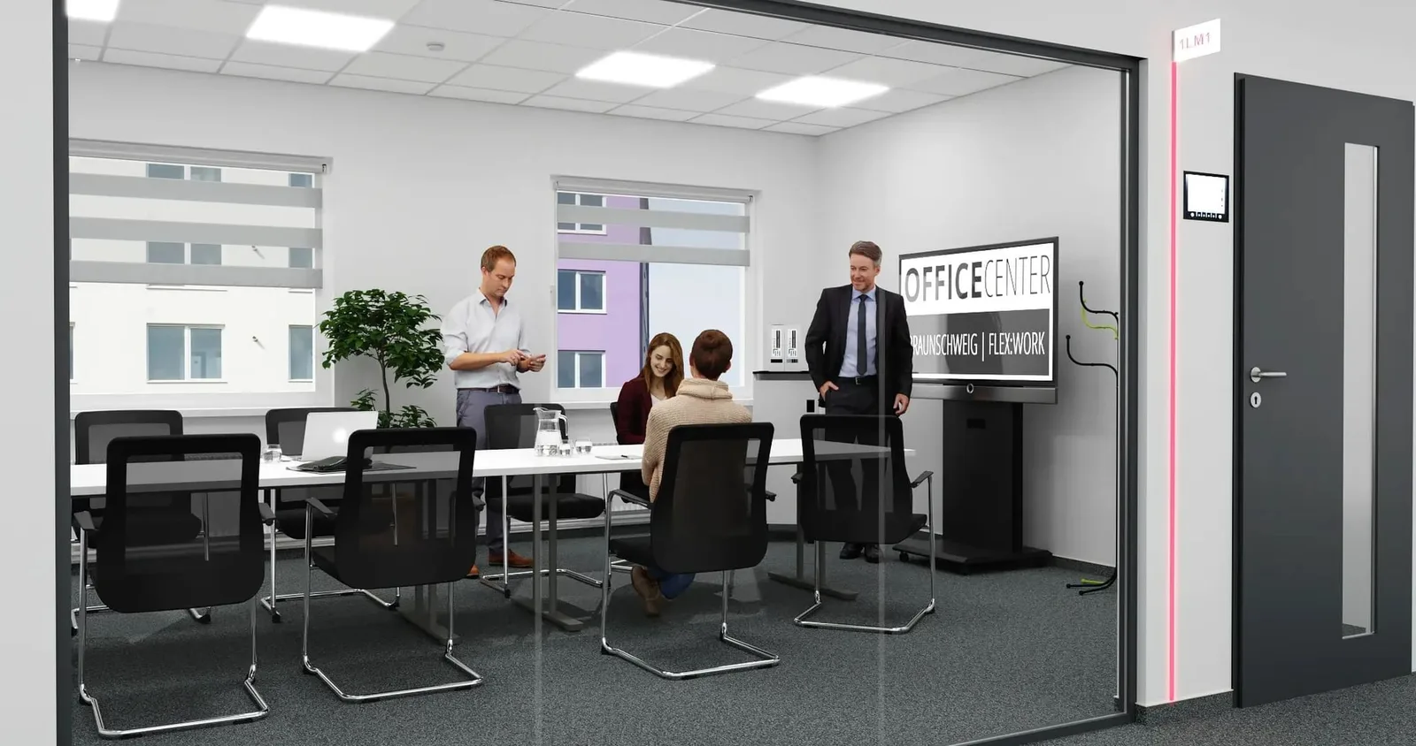 Officecenter Braunschweig Ludwigstraße, Besprechungsraum für 8 Personen, Braunschweig