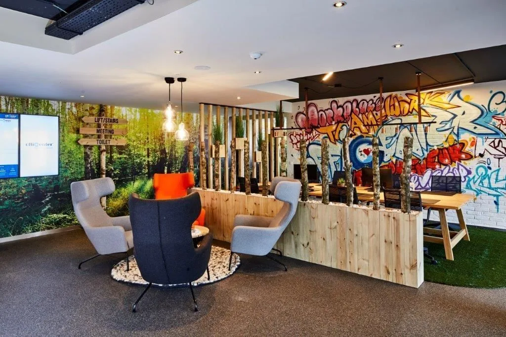 Officenter Aalst, Loungeruimte, Alost