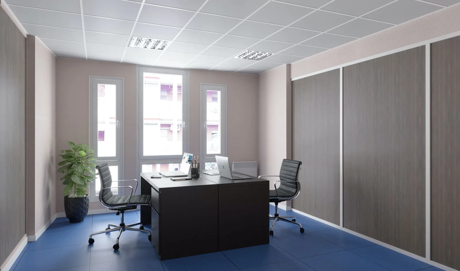 Officium Center, Bureau privatif 2 postes, Metz