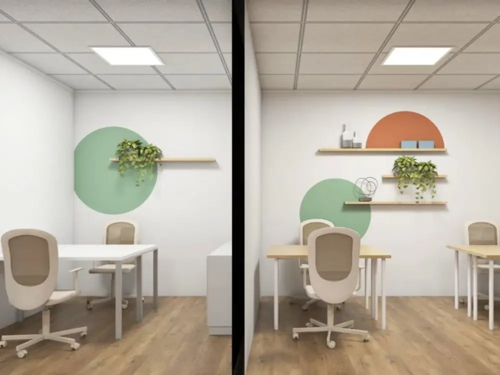CREC Coworking Urgell, Oficina Privada 4 personas, Barcelona