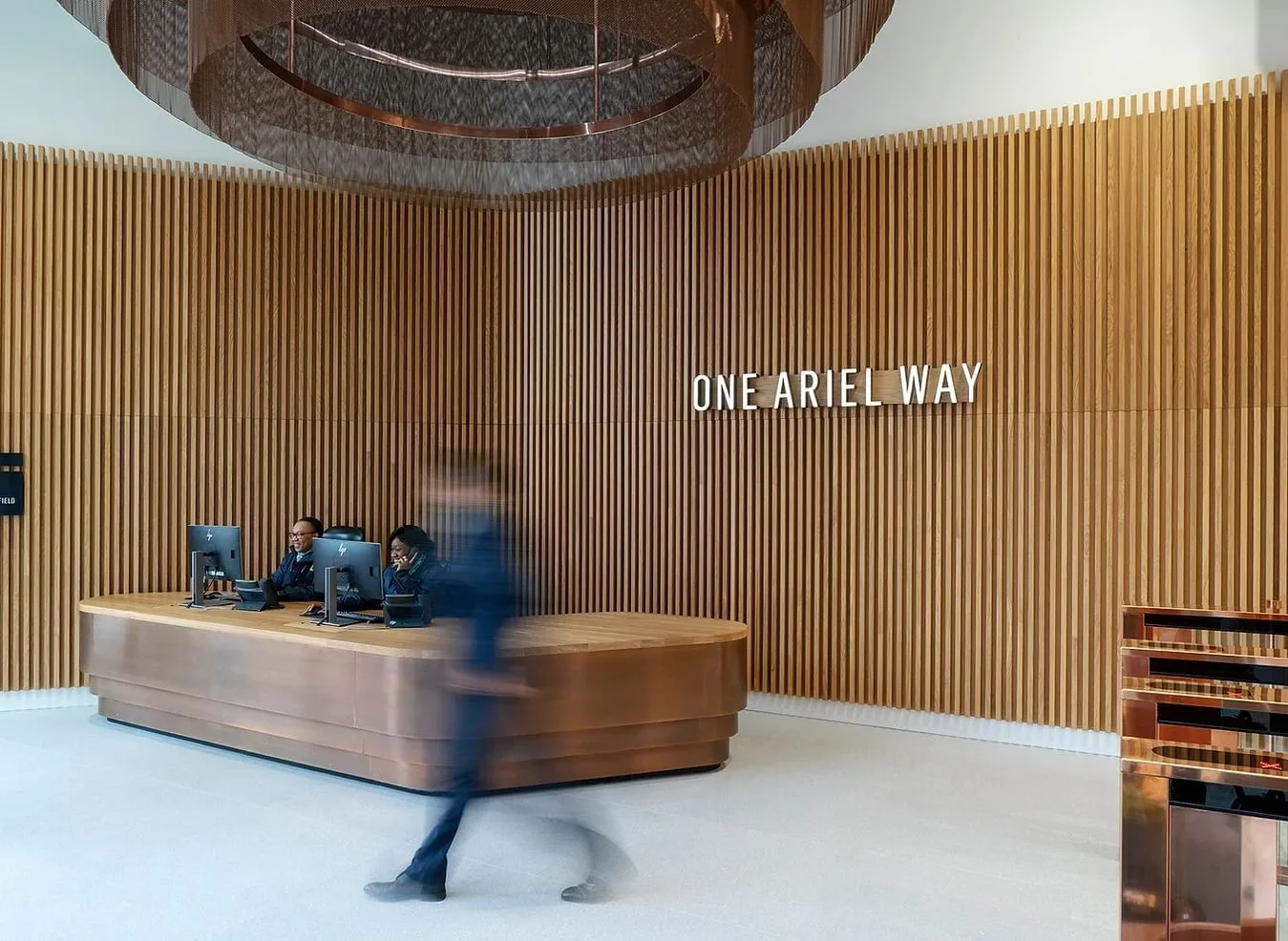 One Ariel Way, Reception, London