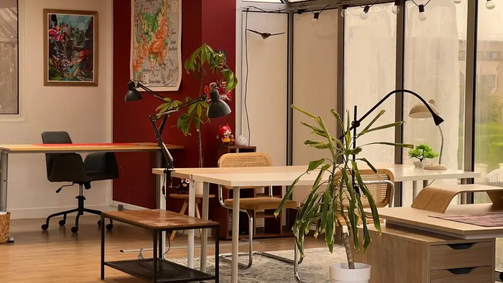 Akita Coworking, Open space fixe, Caen