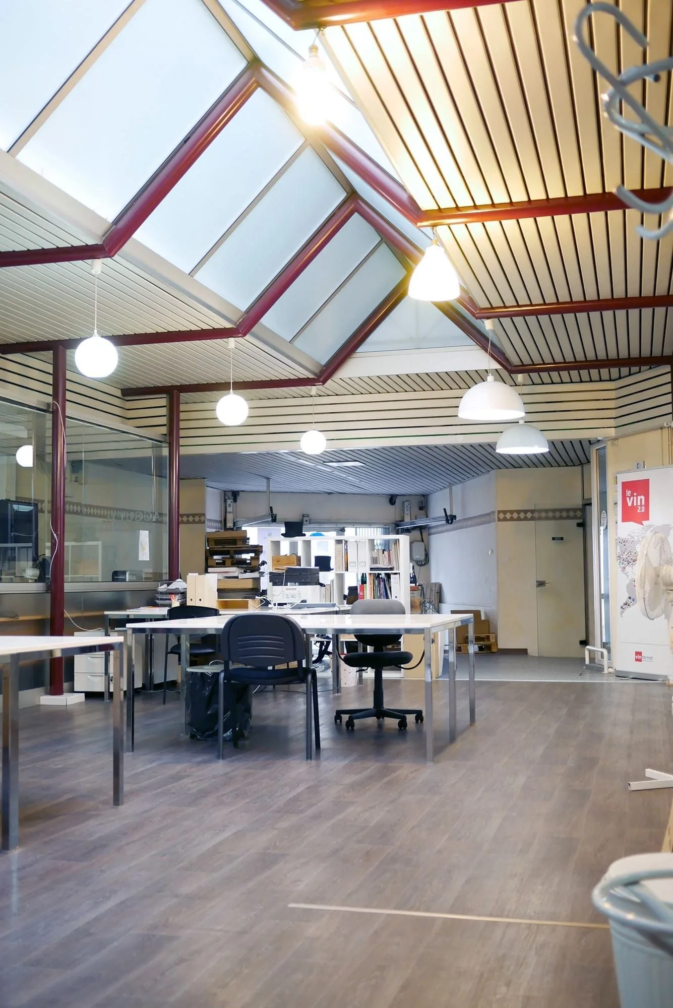 Les Parcelles, Open-plan office, Bordeaux