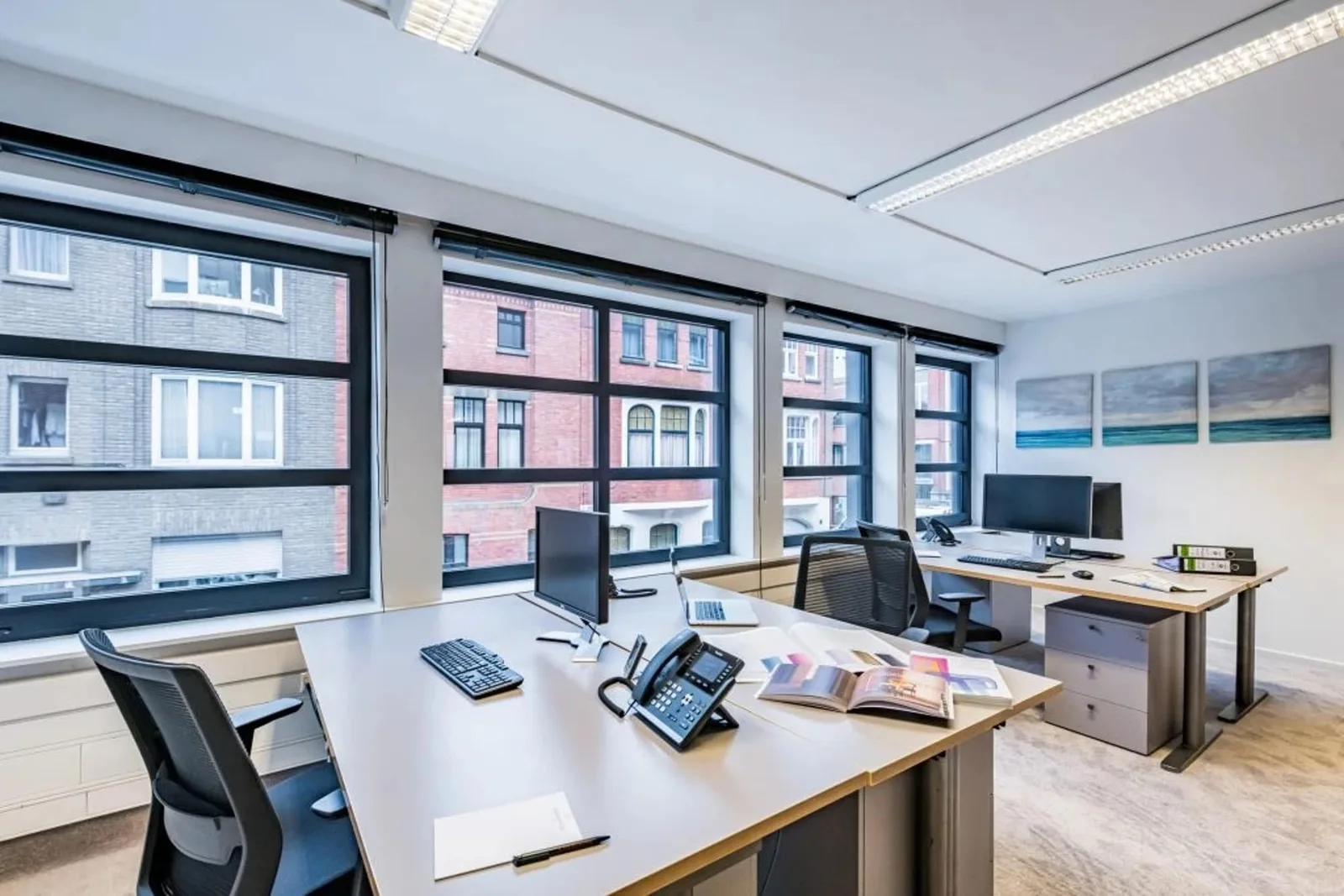 Parkoffice, Privékantoor met 4 werkplekken, Gent
