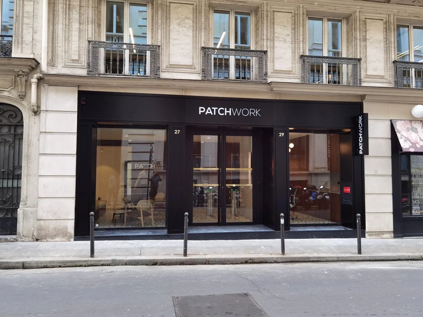 Patchwork Opéra, Building facade, Paris 2e