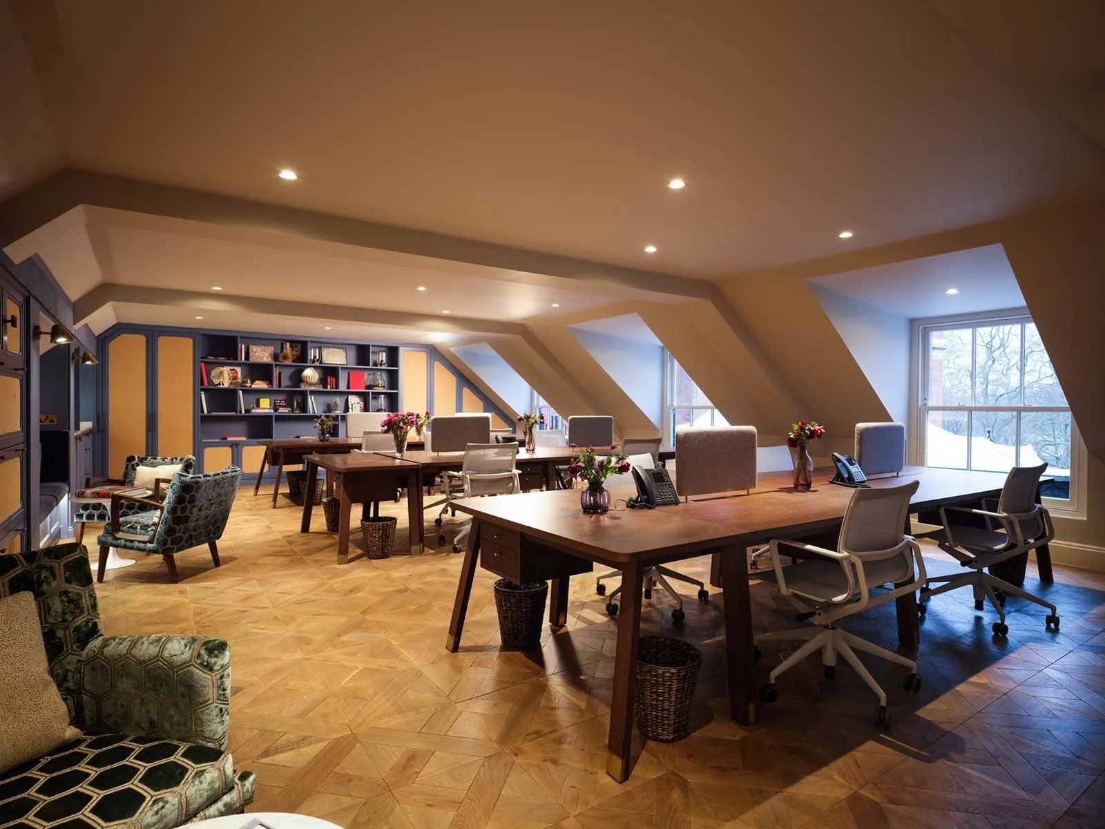 Pavilion Kensington, Open-plan office, London
