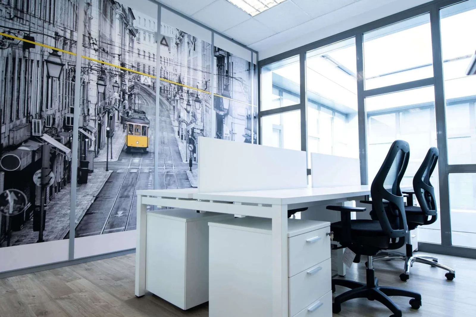 Pecsa Lab, Private office, 4 desks, Madrid