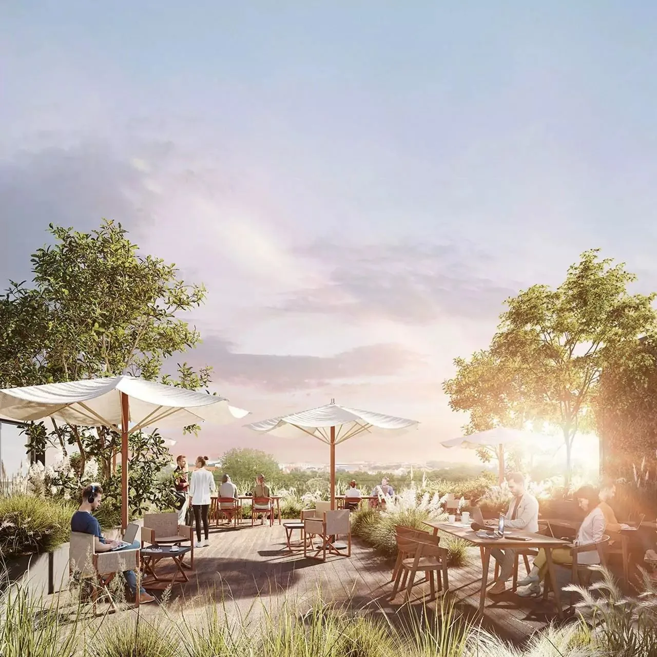 The PettCo, Terrace and outdoor space, Berlin