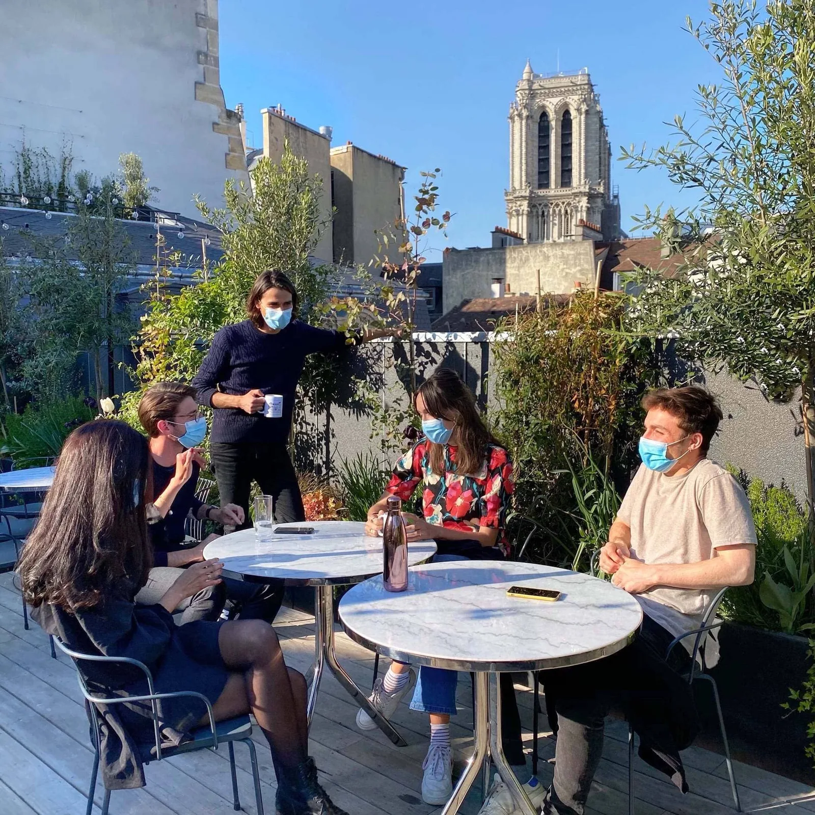 Le Philanthro-Lab, Terrasse und Außenbereich, Paris 5e