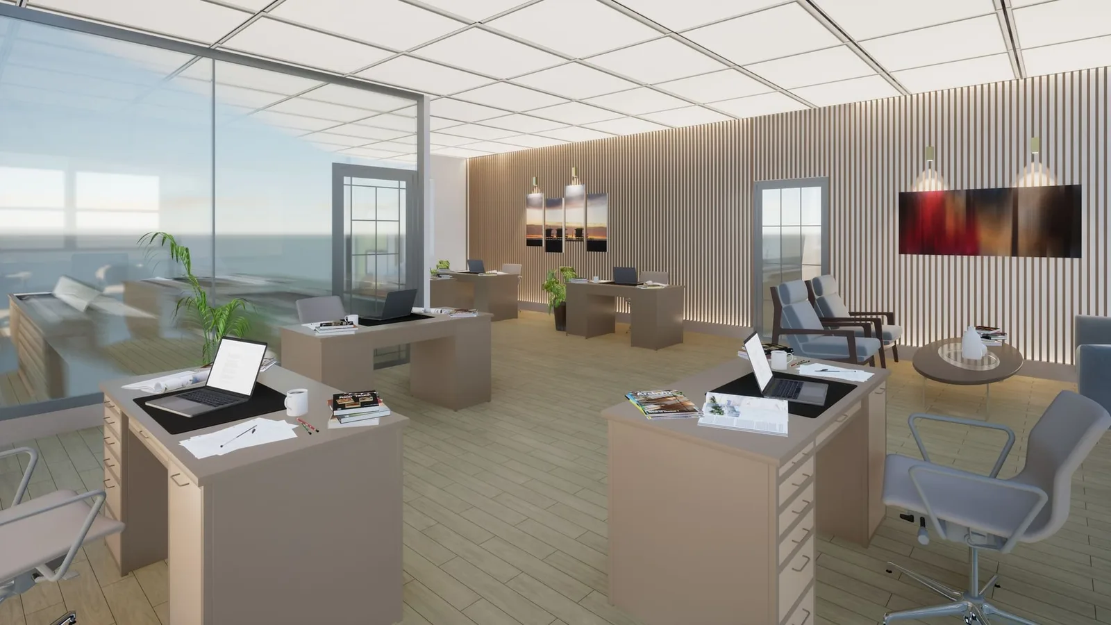 Pioneer Court, Open-plan office, Darlington