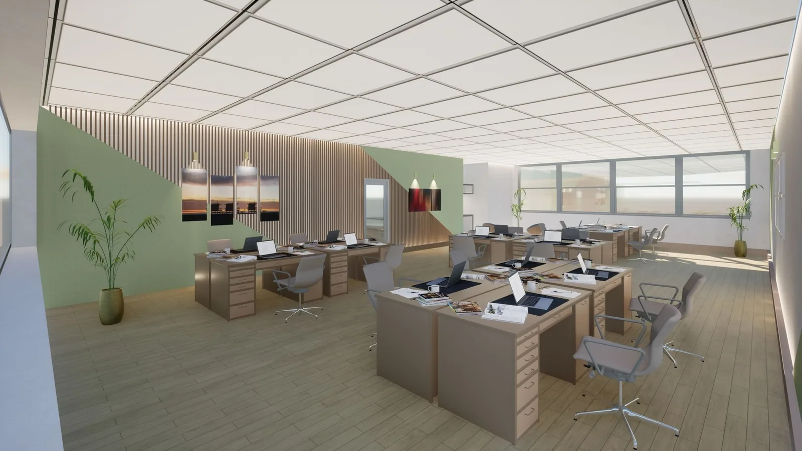 Pioneer Court, Open-plan office, Darlington