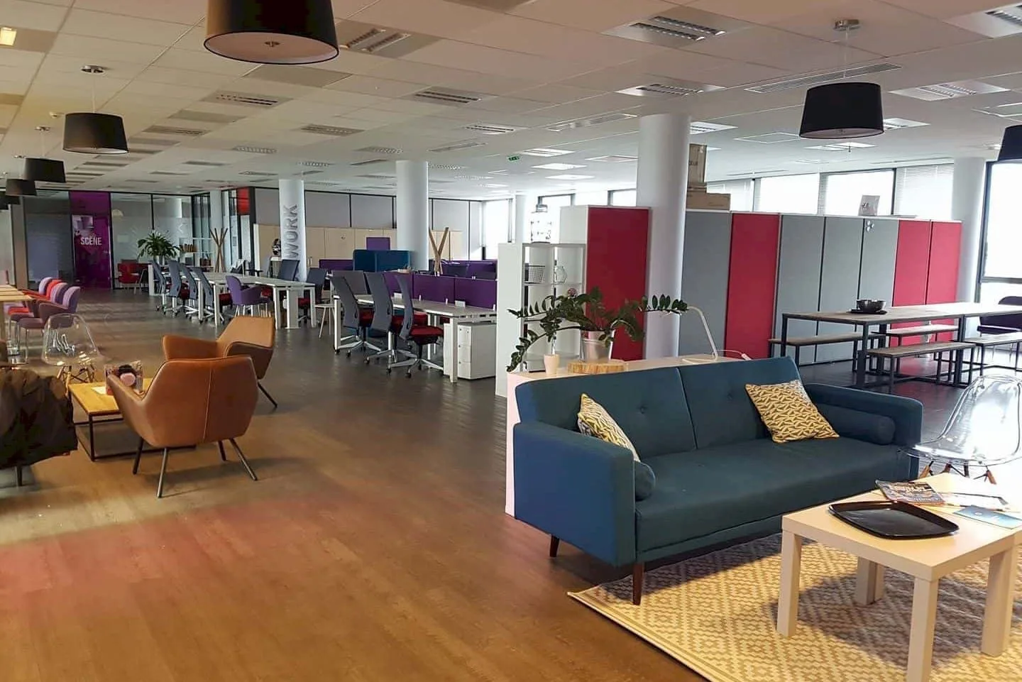 Plaine Coworking, Open-plan office, Aubervilliers