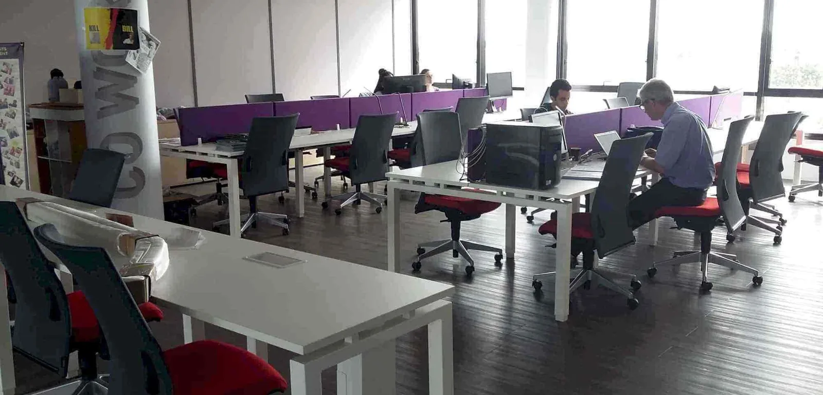 Plaine Coworking, Open-plan office, Aubervilliers