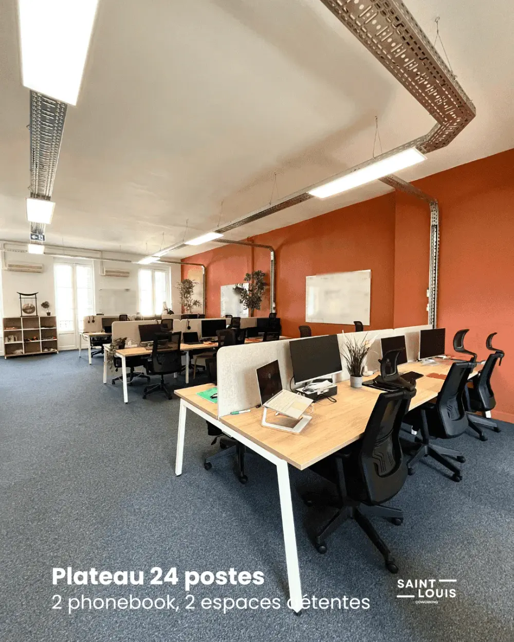 Espace Saint-Louis, Plateau privatif 24 postes – Coworking Saint Louis, Chartrons Bordeaux, Bordeaux