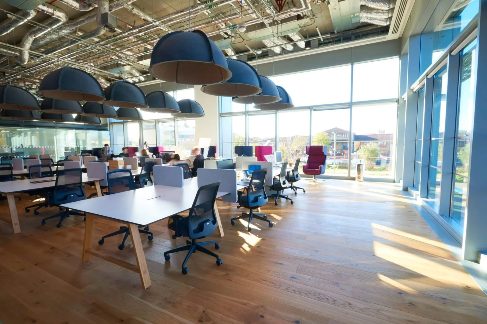 Plexal Shoreditch, Open-plan office, London