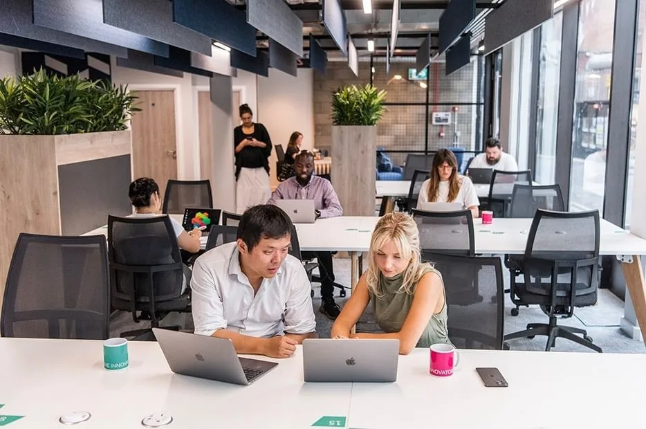 Plexal Shoreditch, Open-plan office, London