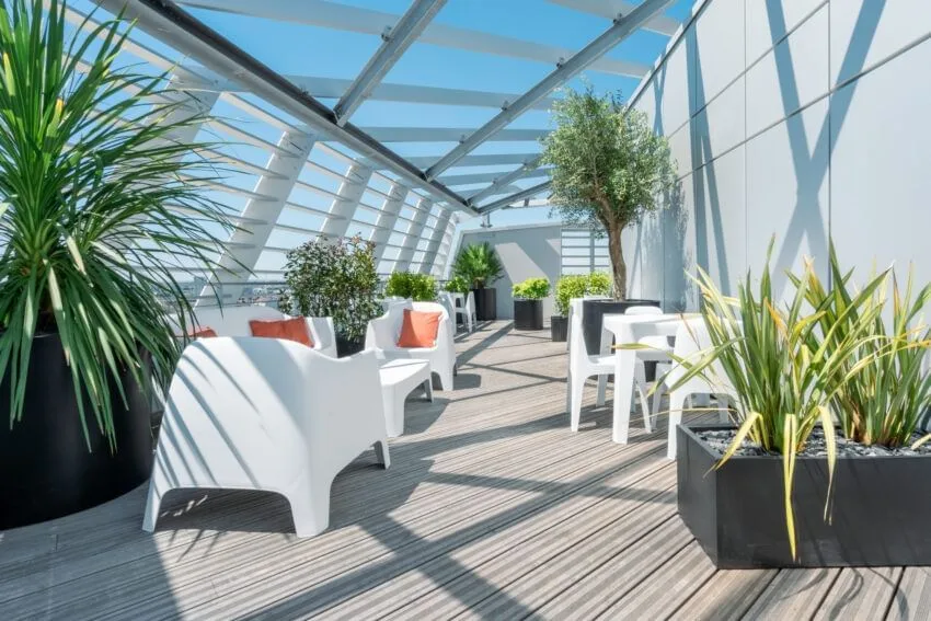 Le Pod Rennes Gare, Terrasse et espace extérieur, Rennes