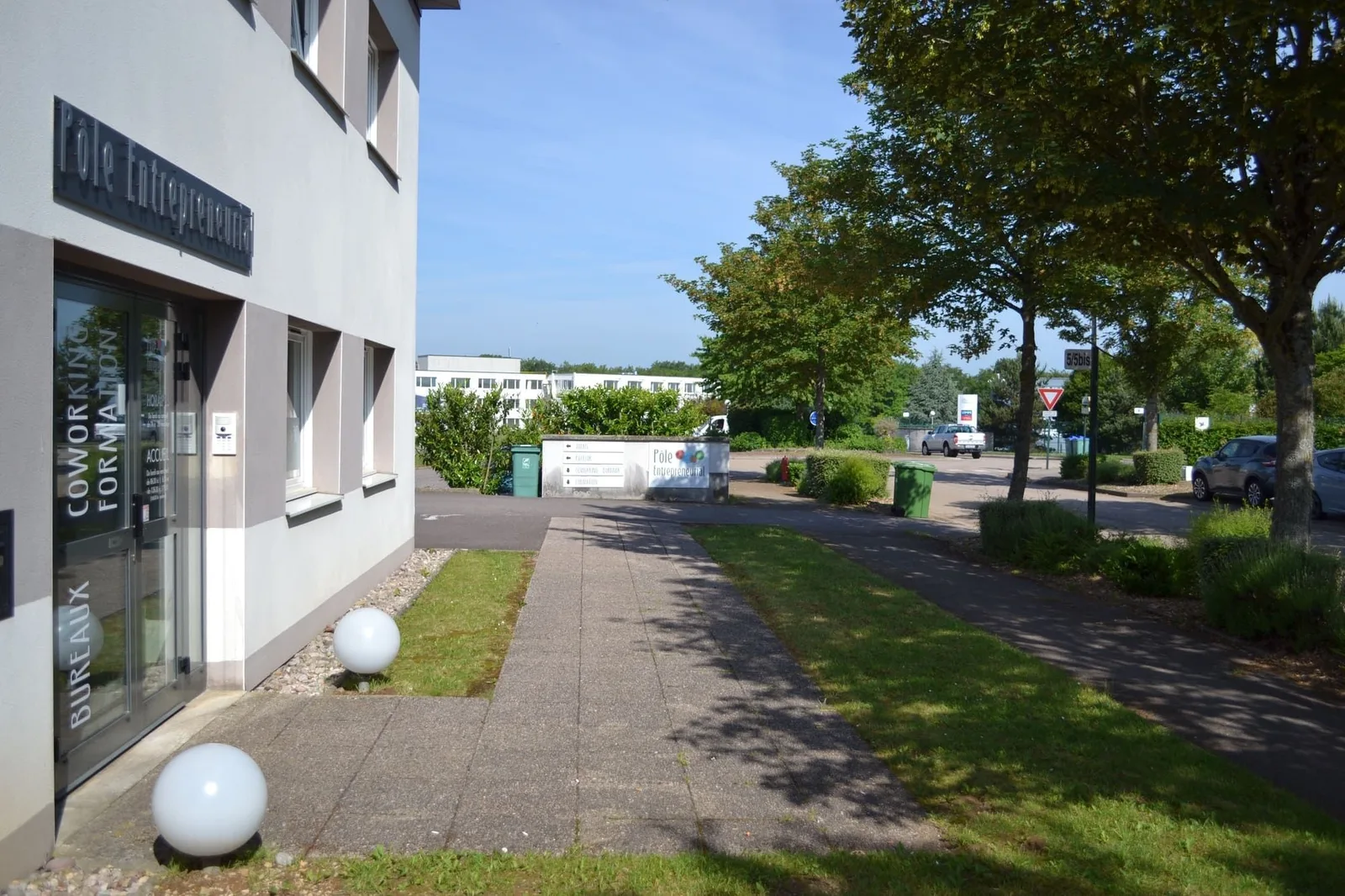 Pôle Entrepreneurial, Gebäudefassade, Maxéville