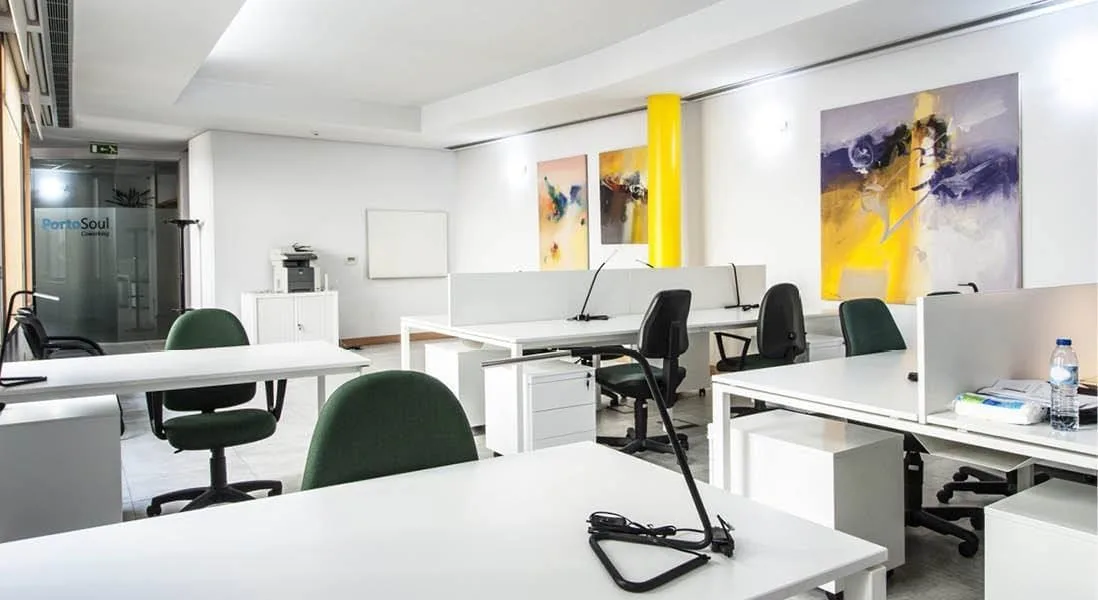PortoSoul Cowork, Espacio diáfano, Oporto