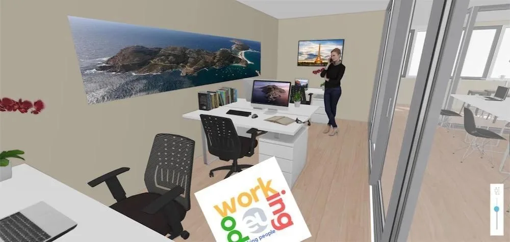 Poworking, Private office, 2 desks, O Porriño
