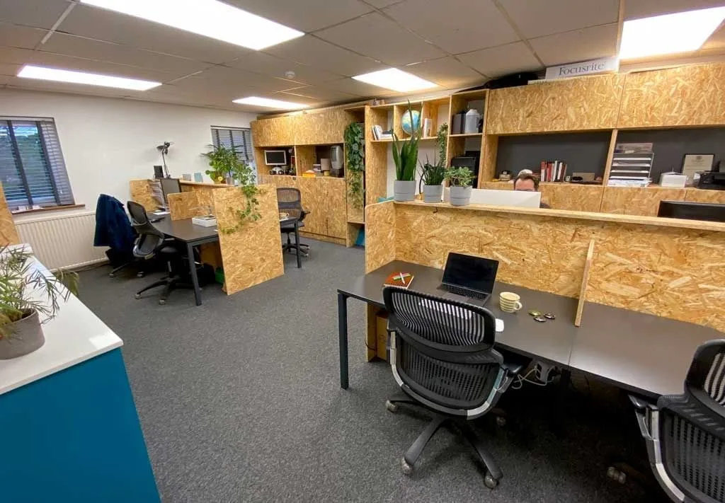 Poynton Co-Working, Open-plan office, Stockport