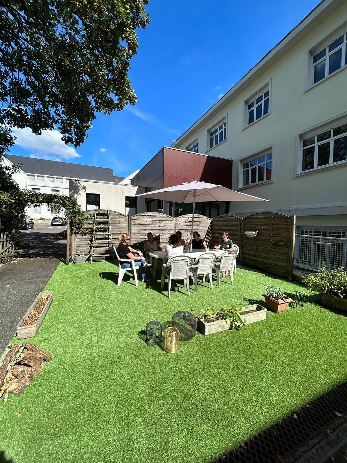 Providenti'elles, Terrasse et espace extérieur, Nantes