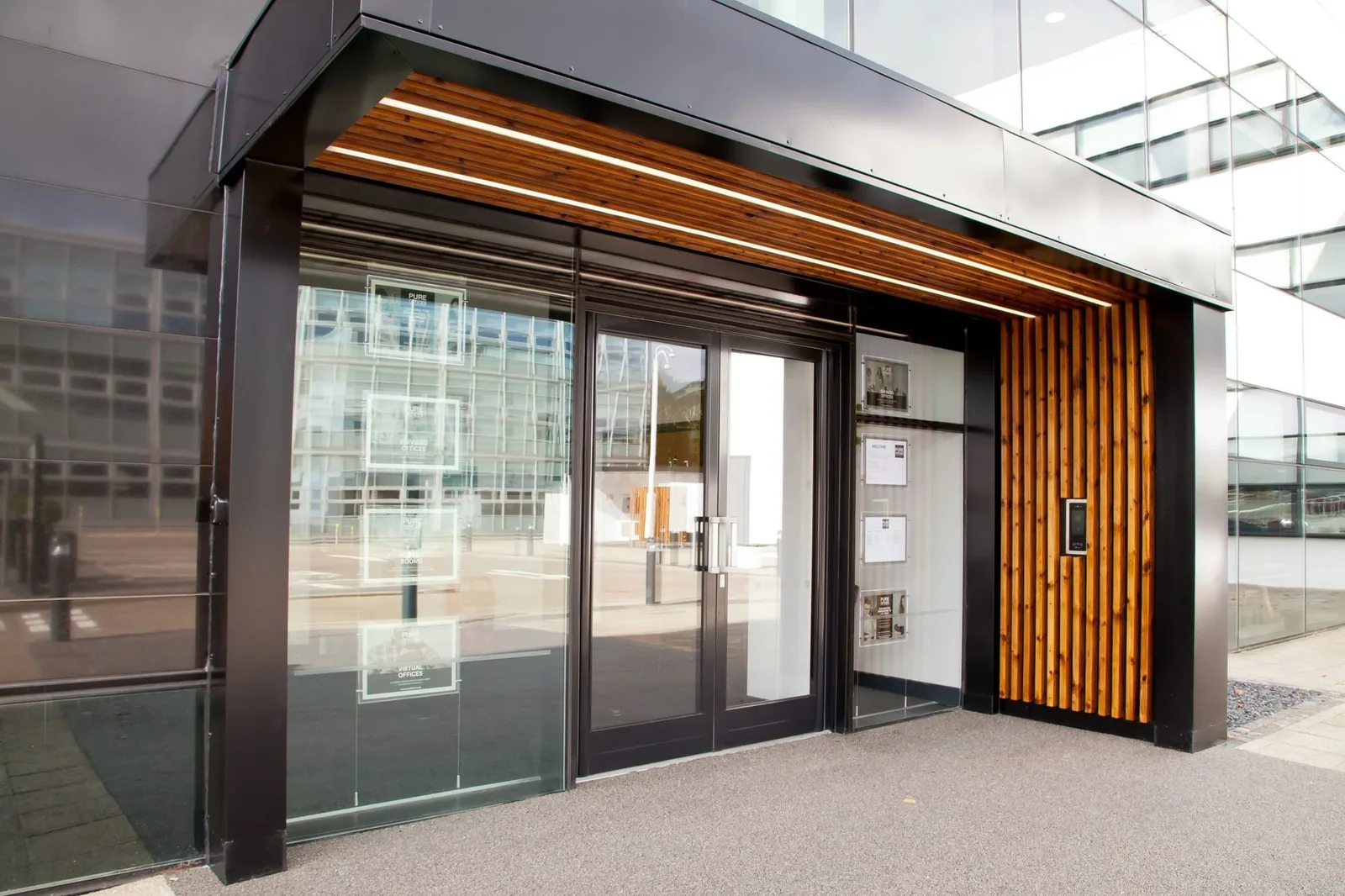 Pure Offices Edinburgh Park, Building facade, Edinburgh