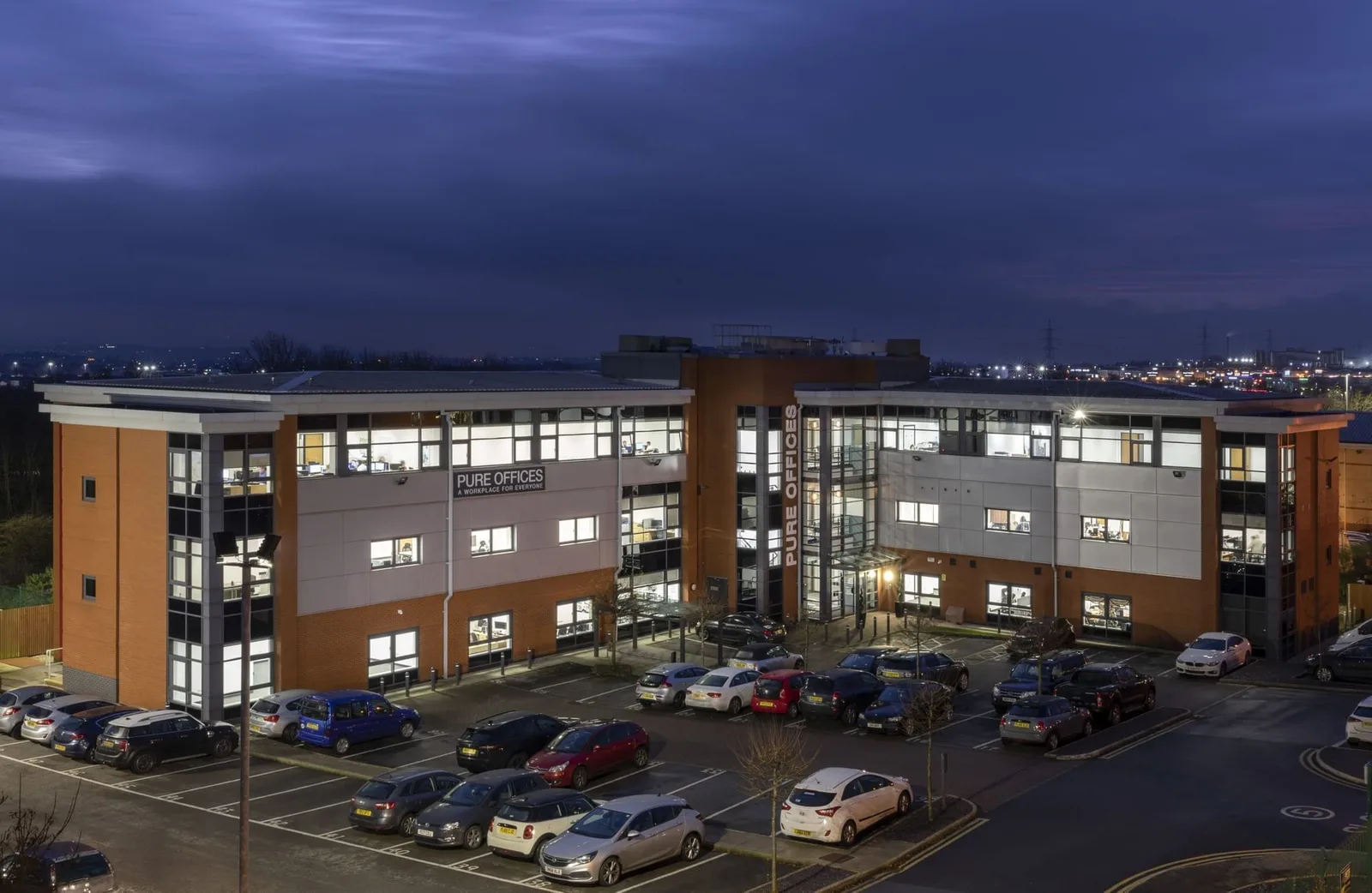 Pure Offices Leeds Morley, Façade, Batley