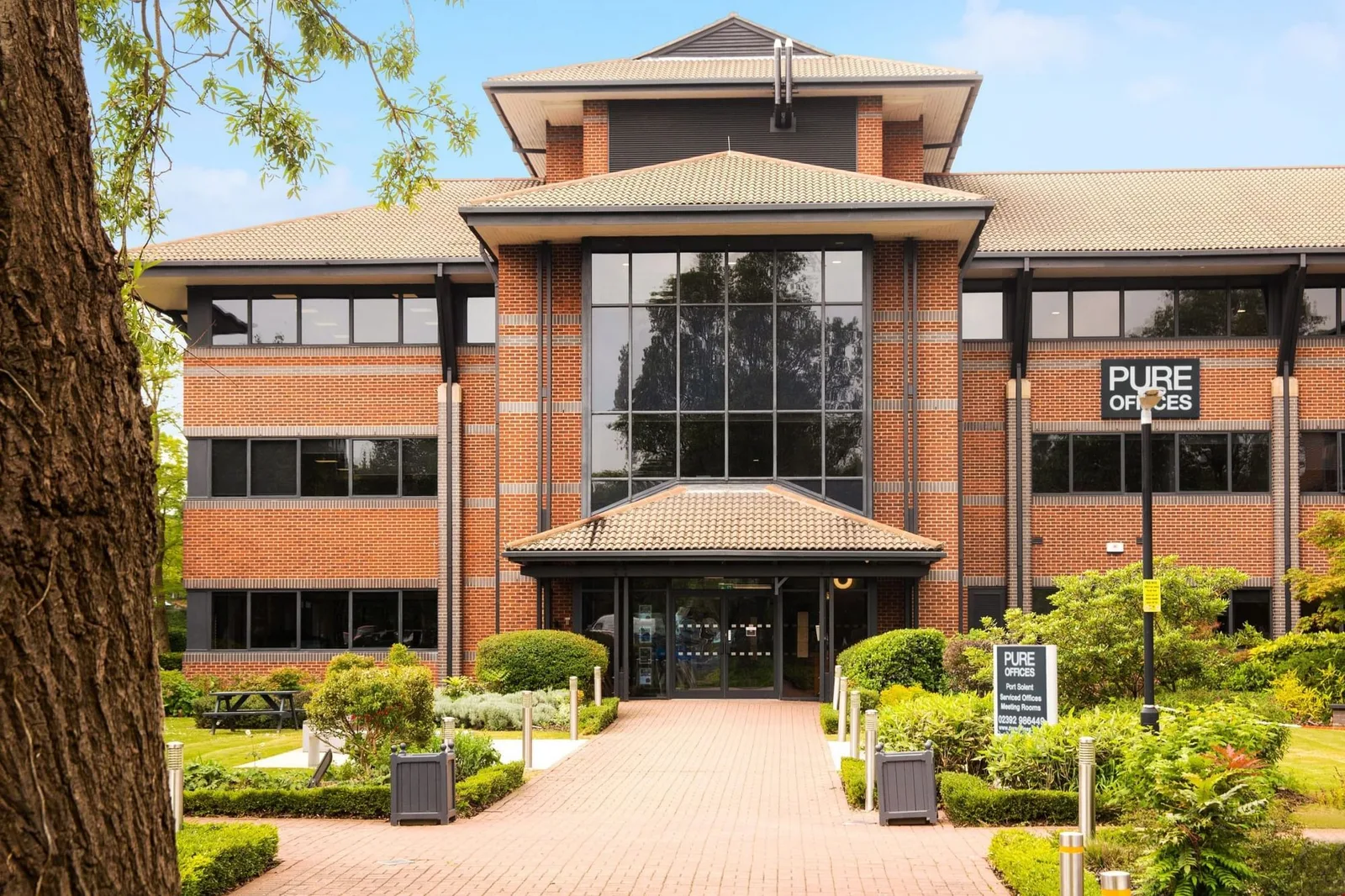 Pure Offices Portsmouth, Façade, Port Solent