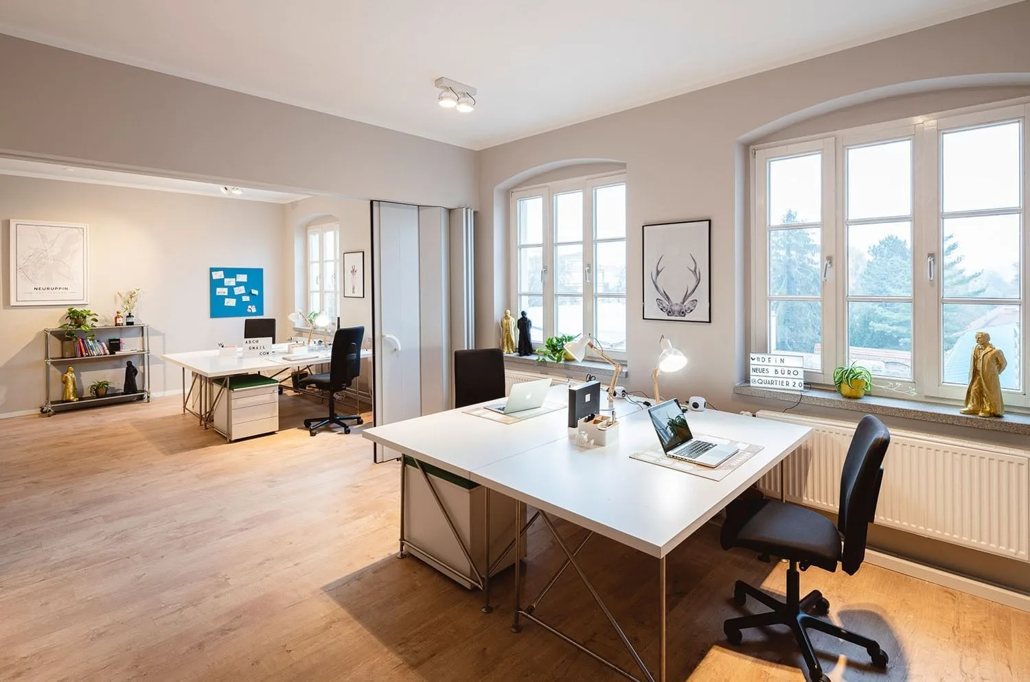 Quartier 20, Großraumbüro, Neuruppin